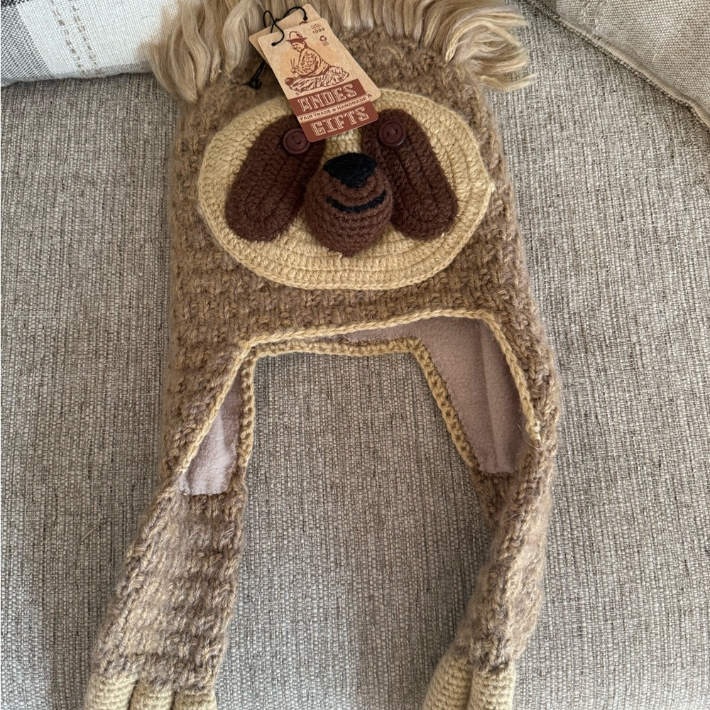Cozy Sloth Knit Hat for Kids